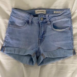 PacSun Super Stretch Shortie Jean Shorts